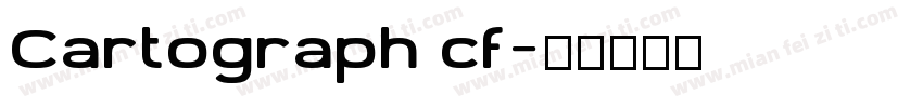 Cartograph cf字体转换